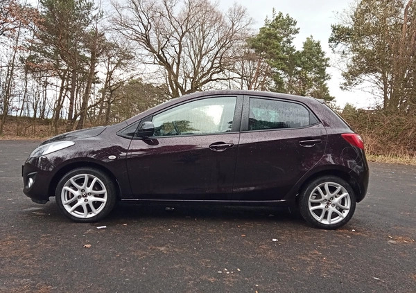 Mazda 2 cena 21800 przebieg: 114000, rok produkcji 2013 z Bolesławiec małe 232